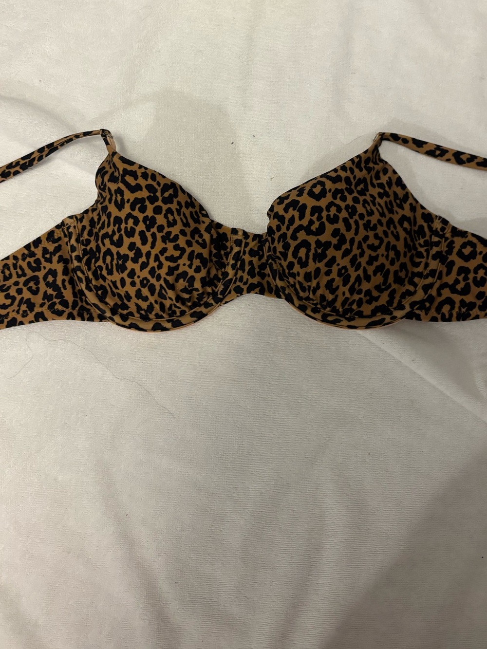Leopard Print Swim Top